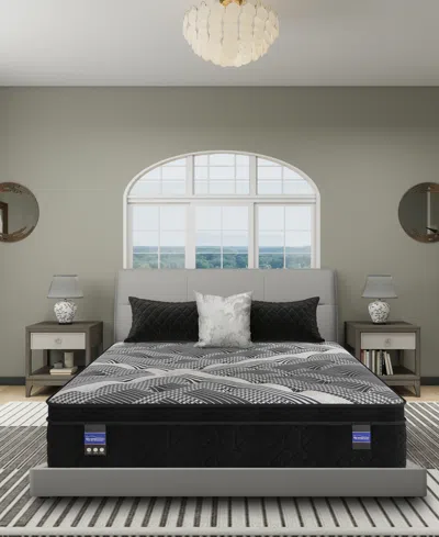 Spring Air Back Supporter Francesca 13.5" Hybrid Plush Euro Top Mattress Set, King In No Color