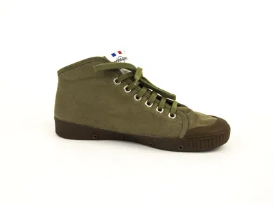 Pre-owned Spring Court Men's Canvas B2m Sneakers Military 9 In Military Green
