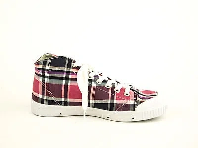 Pre-owned Spring Court Men's Plaid Cloth B2 Shirt M Sneakers In Red