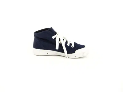 Pre-owned Spring Court Women's Canvas B2 Eyelets W Sneakers In Indigo