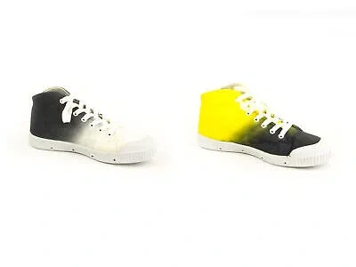 Pre-owned Spring Court Women's Canvas B2 Graduation Sneakers In Yellow
