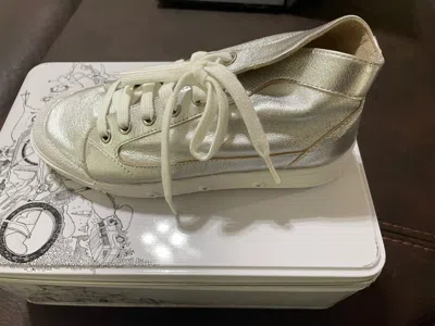 Pre-owned Spring Court Women's M2 Glove W Sneakers Size 37 Metallic In Silver