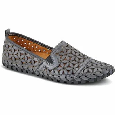 Spring Footwear Women's Flowerflow Flats In Charcoal In Gray