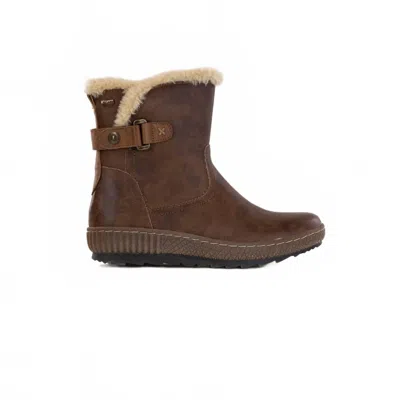 Spring Footwear Women's Milagra Short Boot In Medium Brown