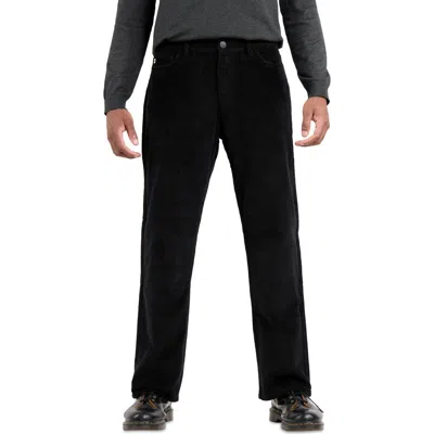 Spring + Mercer Athletic Fit Five-pocket Corduroy Pants In Black