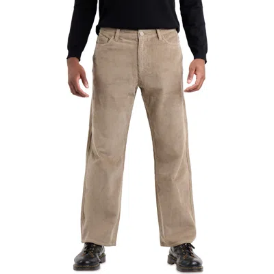 Spring + Mercer Athletic Fit Five-pocket Corduroy Pants In Neutral