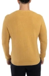 Spring + Mercer Ribbed Crewneck Sweater In Copper