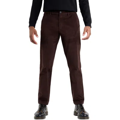 Spring + Mercer Slim Fit Five-pocket Corduroy Pants In Brown