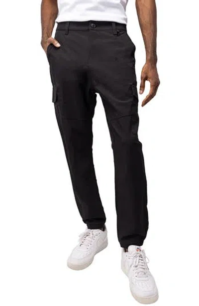 Spring + Mercer Stretch Cargo Pants In Black