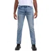 Spring + Mercer Super Soft Slim Fit Jeans In Blue