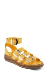 Spring Step Alexcia Ankle Strap Sandal In Yellow