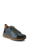Spring Step Angolan Sneaker In Dark Green Metallic