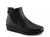 Spring Step Apso Wedge Bootie In Black