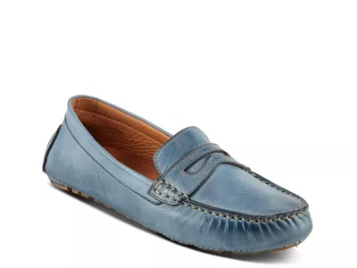 Spring Step Audette Penny Loafer In Blue