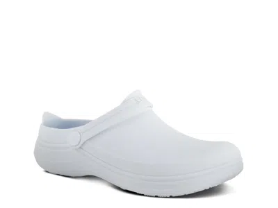 Spring Step Avery Clog In White