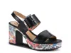 Spring Step Azucar Platform Sandal In Multi