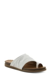 Spring Step Bates Slide Sandal In White
