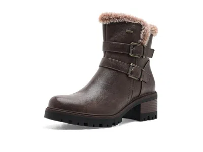 Spring Step Beartrak Women's Boots Dark Brown: Eu 40 (us Women's 9) M, Faux Leather In Animal Print
