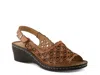 Spring Step Belizana Wedge Sandal In Brown
