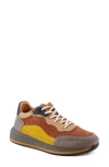 Spring Step Booker Sneaker In Camel Multi Suede