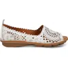 Spring Step Brandal Flat In White