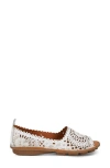 Spring Step Brandal Flat In White