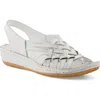 Spring Step Choi Slingback Sandal In White