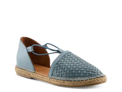 Spring Step Clovae Espadrille Flat In Blue