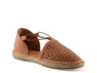 Spring Step Clovae Espadrille Flat In Brown