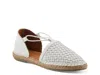 Spring Step Clovae Espadrille Flat In White