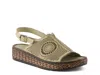 Spring Step Cordero Sandal In Green