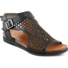 Spring Step Covington Ankle Strap Sandal In Black