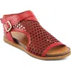 Spring Step Covington Sandal In Red