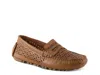 Spring Step Crain Driving Penny Loafer In Brown