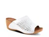 Spring Step Cunacena Wedge Sandal In White