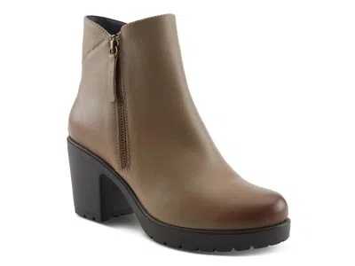 Spring Step Dealey Bootie In Brown