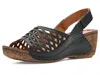Spring Step Denair Wedge Sandal In Black