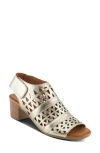 Spring Step Dorotha Cutout Block Heel Sandal