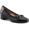 Spring Step Earline Cap Toe Pump In Black