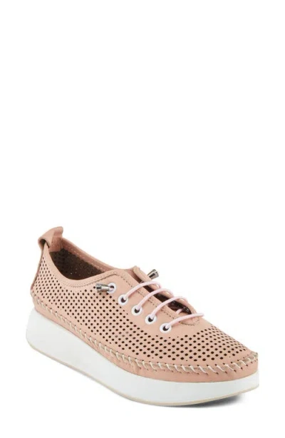 Spring Step Eastwood Platform Sneaker In Pink
