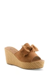Spring Step Ellyn Wedge Sandal In Brown