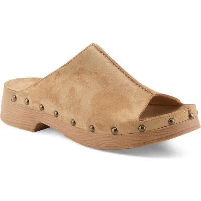 Spring Step Emberlyn Slide Sandal In Brown