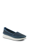 Spring Step Emerson Platform Loafer In Blue
