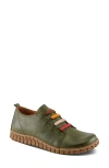 Spring Step Emmalina Sneaker In Olive Green