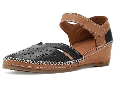 SPRING STEP EZLYN WOMEN'S DRESS FLAT SHOES BLACK MULTI: EU 39 (US WOMEN'S 8.5) M