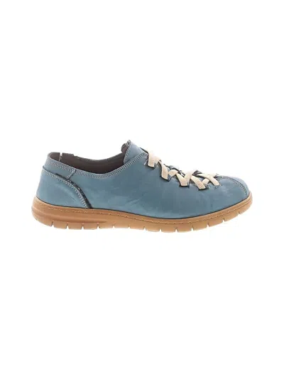 Pre-owned Spring Step Flats In Blue