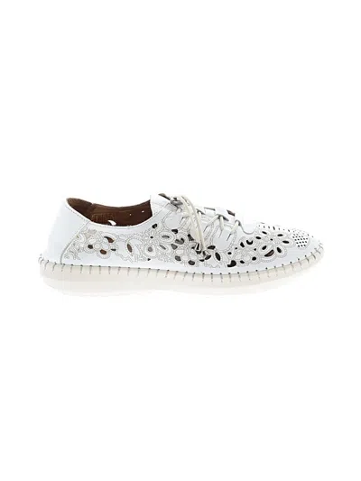 Pre-owned Spring Step Flats In White