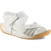 Spring Step Galaire Sandal In White