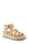 Spring Step Gosalina Platform Sandal In Beige