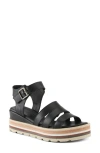 Spring Step Gosalina Platform Sandal In Black